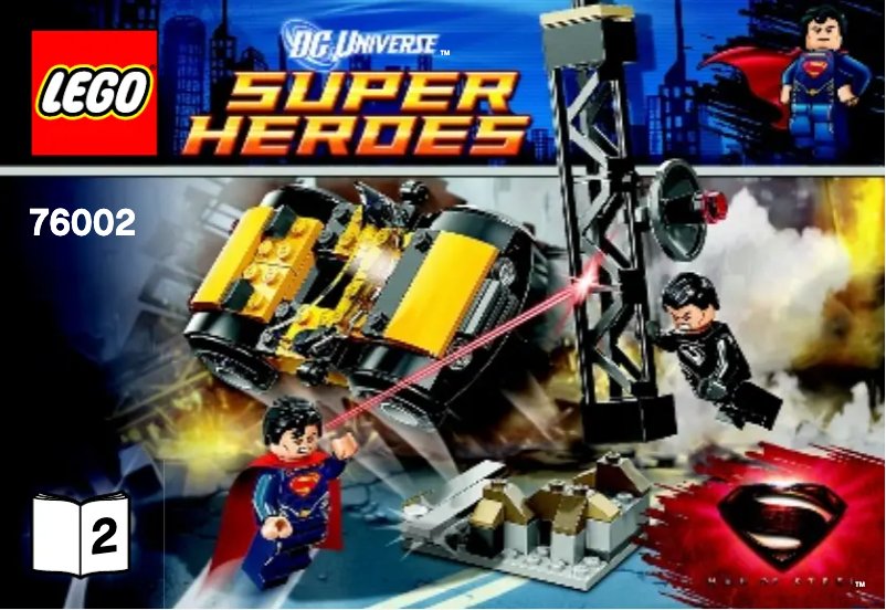 Page 1 de la notice Manuel utilisateur Lego Super Heroes 76002