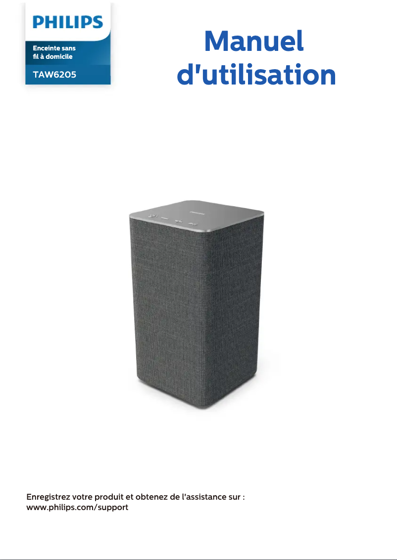 Image de la première page du manuel de l'appareil TAW6205