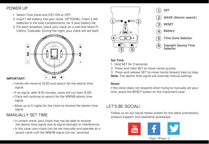 Page 1 de la notice Manuel utilisateur La Crosse Technology WT-3161WHX1
