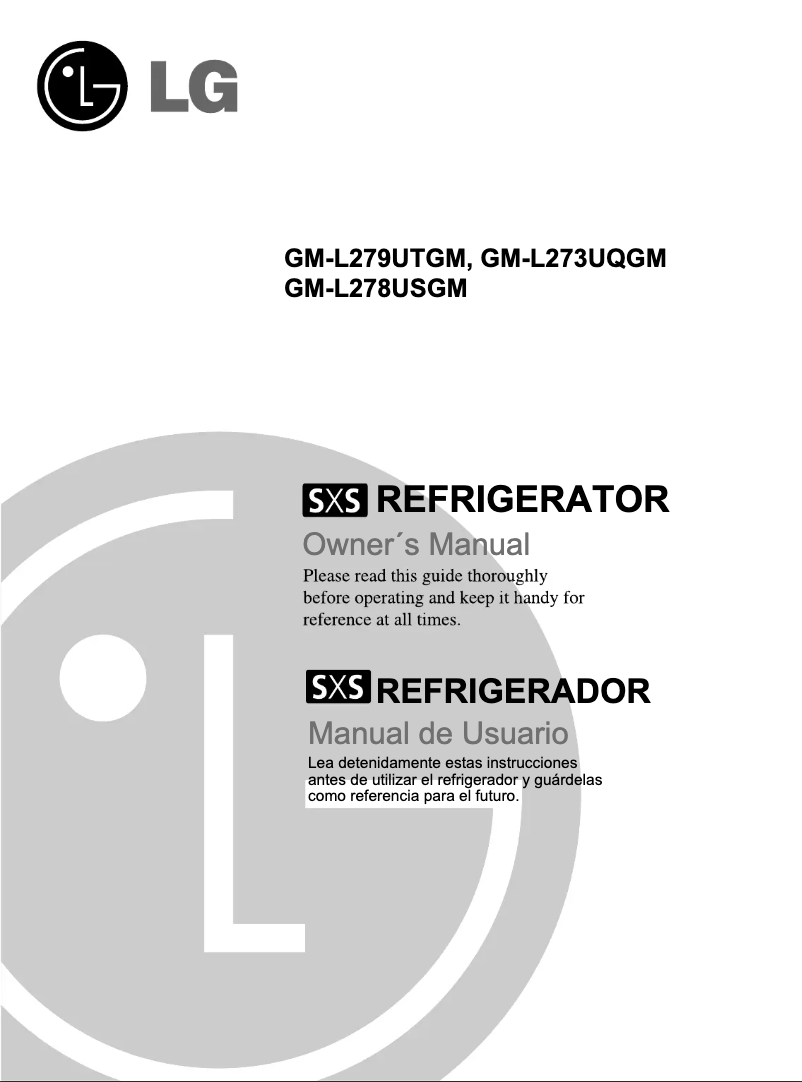 Page 1 de la notice Manuel utilisateur LG GM-L279UTGM