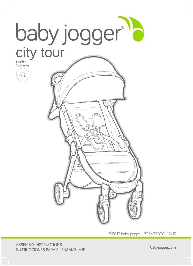 Page 1 de la notice Instructions / montage Baby Jogger City Tour