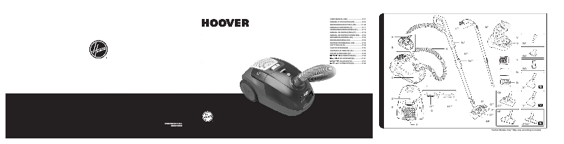 Page n°1 - Manuel utilisateur Hoover TX51PAR 011