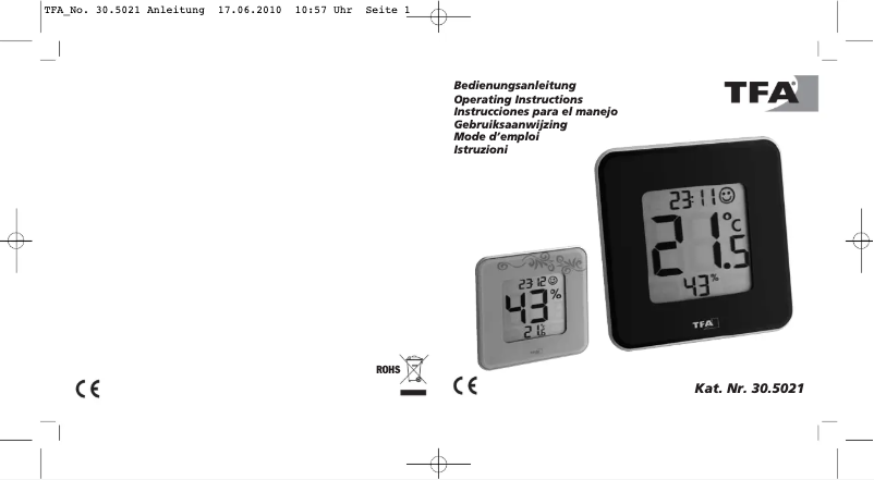 Página 1 del manual Manual de usuario TFA 30.5021.11