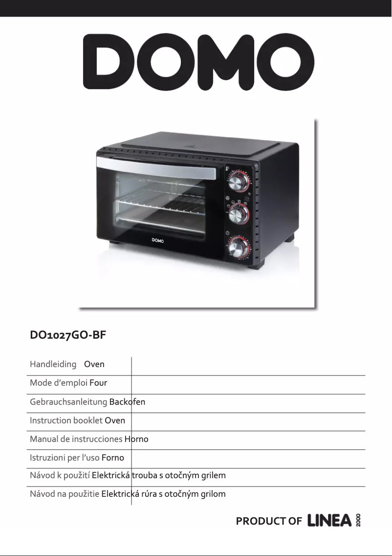 Page 1 de la notice Manuel utilisateur Domo DO1027GO