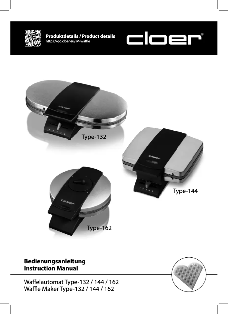 Page n°1 - Manuel utilisateur Cloer 1629