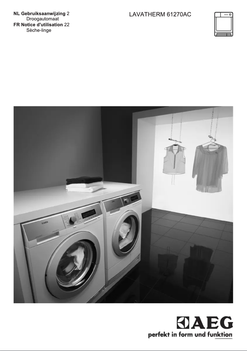 Page n°1 - Manuel utilisateur AEG T61270AC