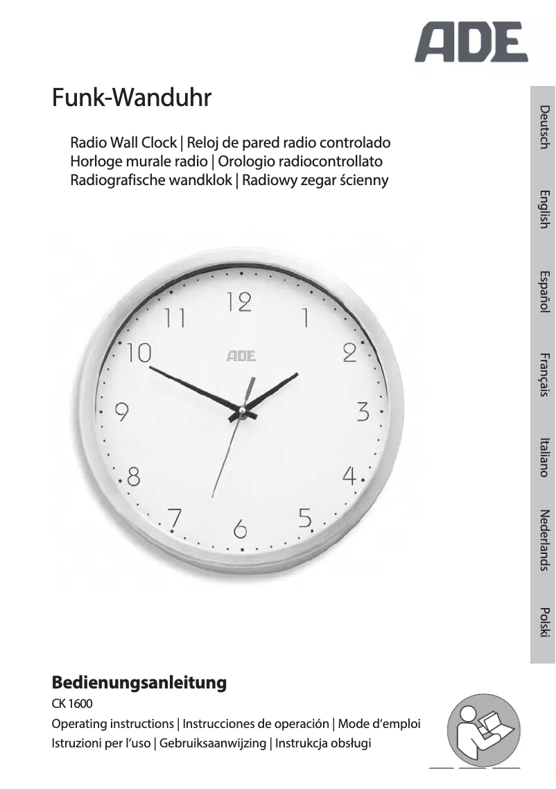 Page 1 de la notice Manuel utilisateur ADE CK 1600
