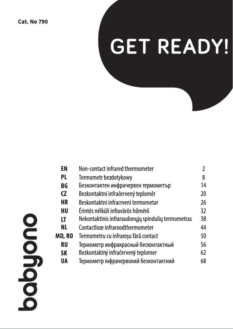 Image de la première page du manuel de l'appareil 790