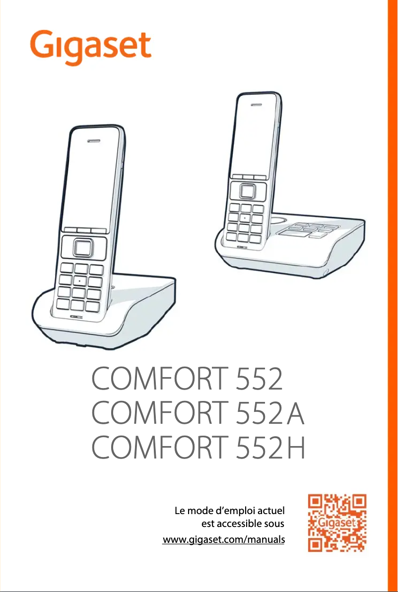 Page n°1 - Manuel utilisateur Gigaset Comfort 550HX