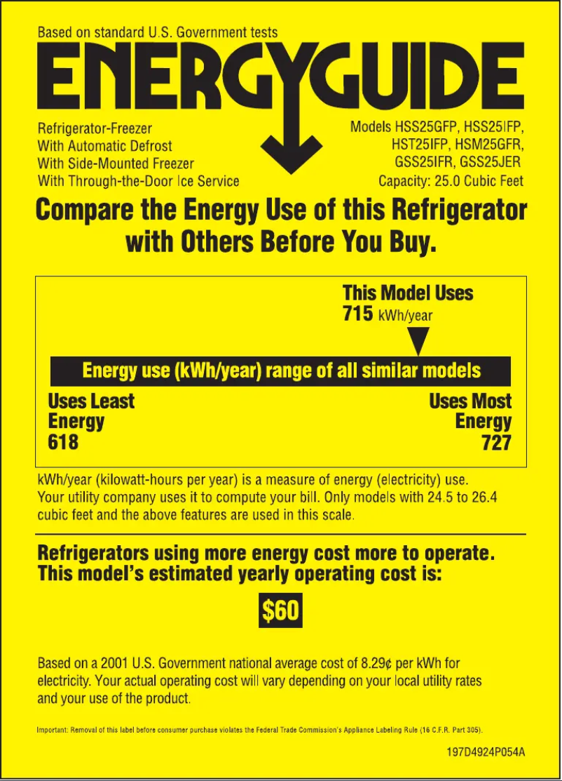 Image de la première page du manuel de l'appareil GSS25JERBB