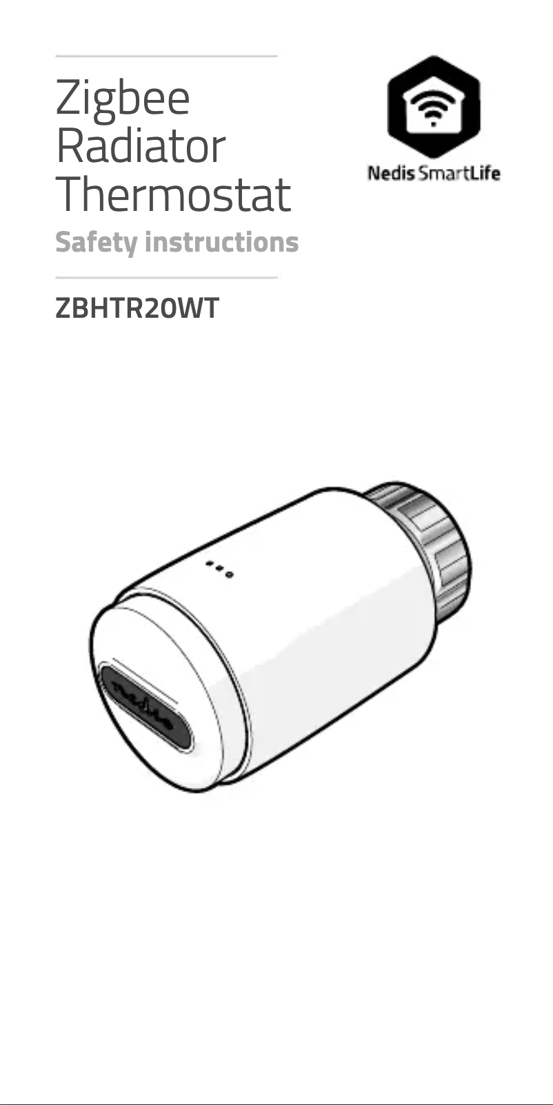 Page 1 de la notice Manuel utilisateur Nedis ZBHTR20WT