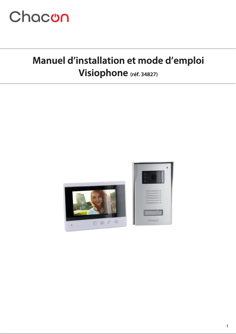 Página 1 del manual Manual de usuario Chacon 34827