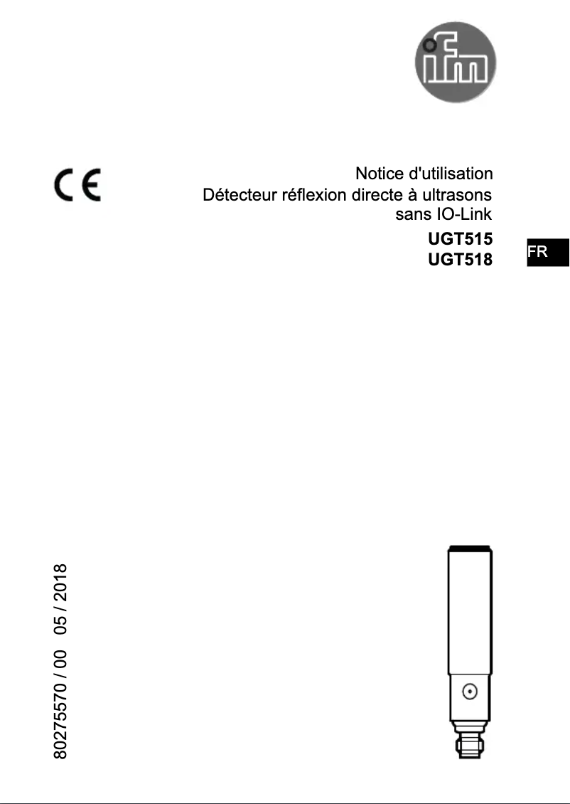 Imagen de la primera página del manual del dispositivo UGT515