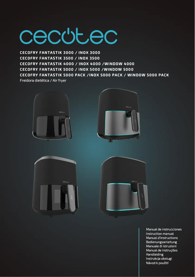 Page n°1 - Manuel utilisateur Cecotec Cecofry Fantastik 3500