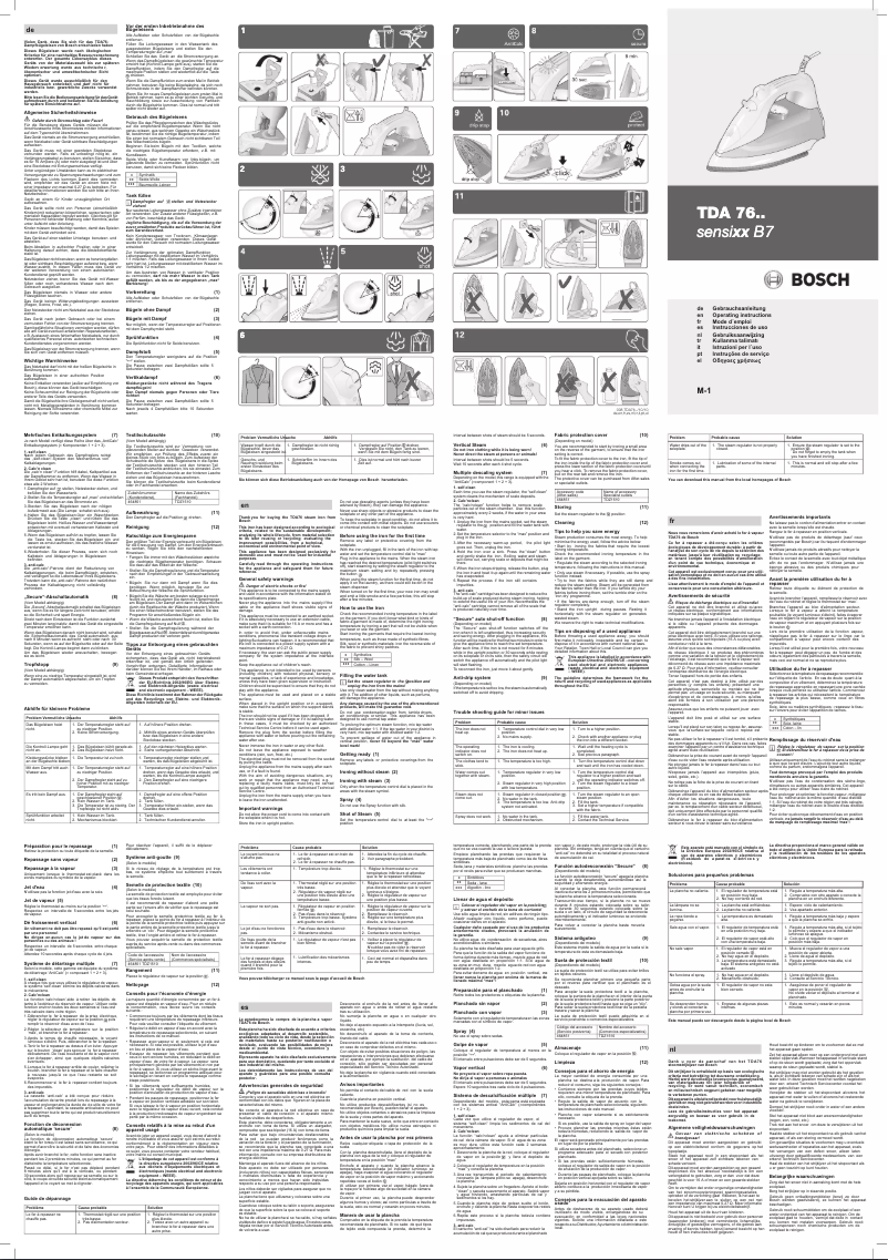 Image de la première page du manuel de l'appareil TDA7620