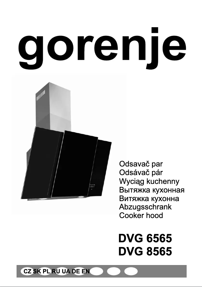 Page 1 de la notice Manuel utilisateur Gorenje DVG 800 AX