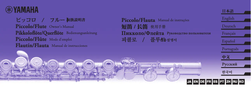 Page n°1 - Manuel utilisateur Yamaha Tipo C