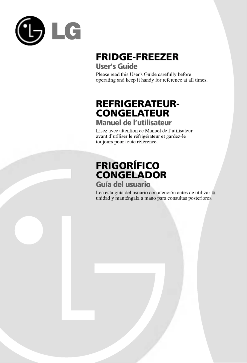 Page 1 de la notice Manuel utilisateur LG GR-439BCA