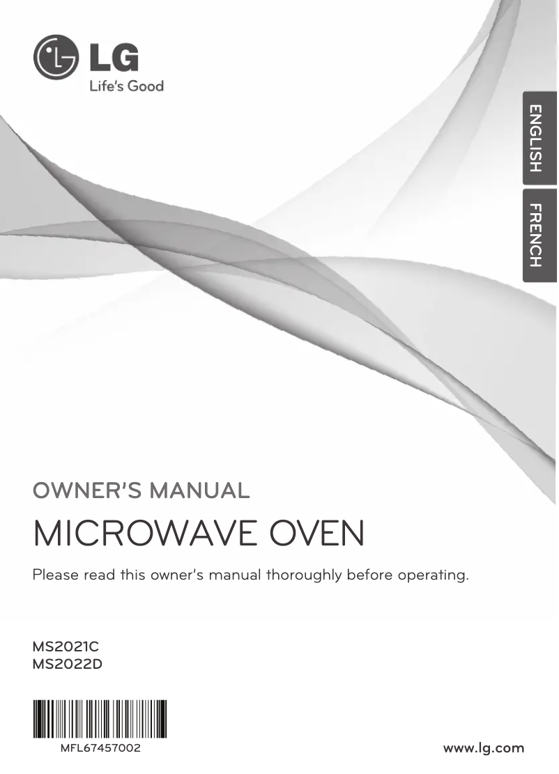 Página 1 del manual Manual de usuario LG MS2021C