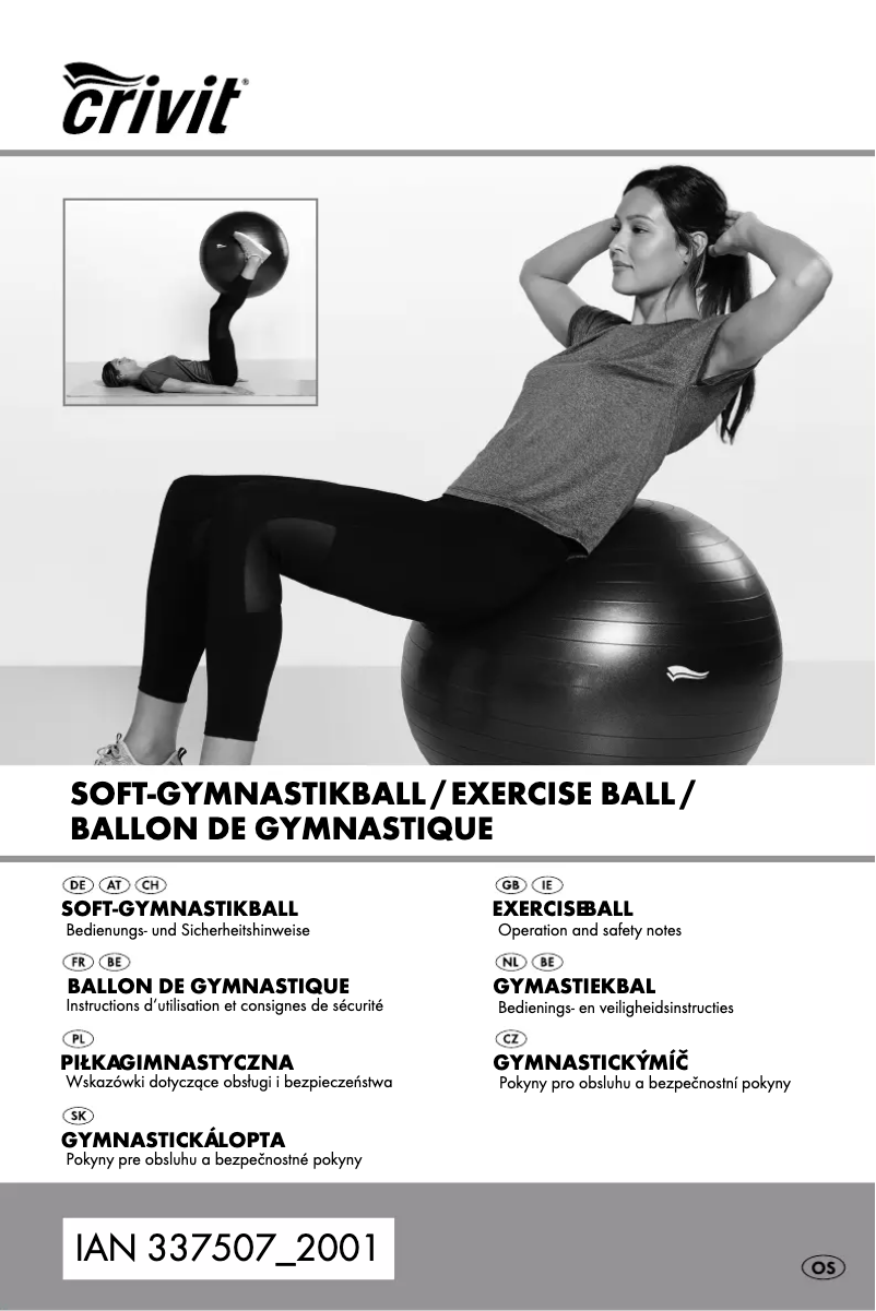 Page 1 de la notice Manuel utilisateur Crivit HG05430