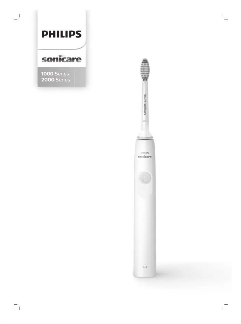 Page n°1 - Manuel utilisateur Philips Sonicare 1000 Series HX3668
