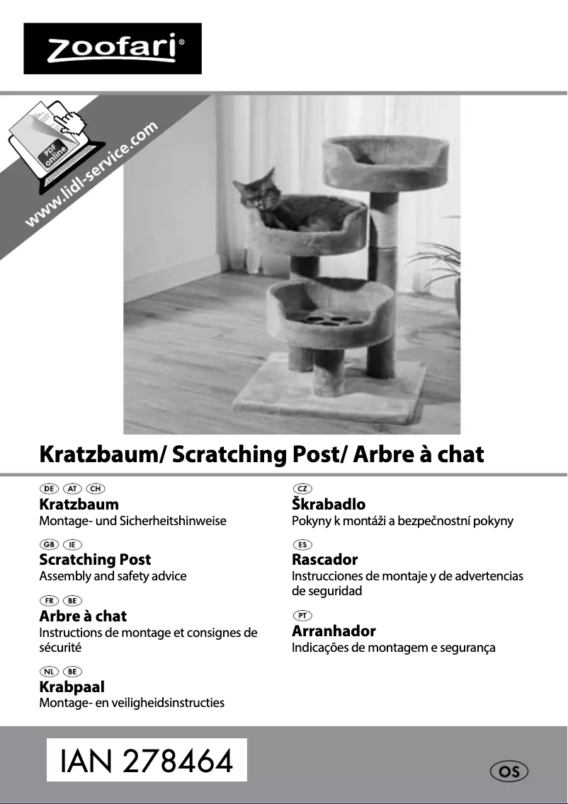 Imagen de la primera página del manual del dispositivo IAN 278464