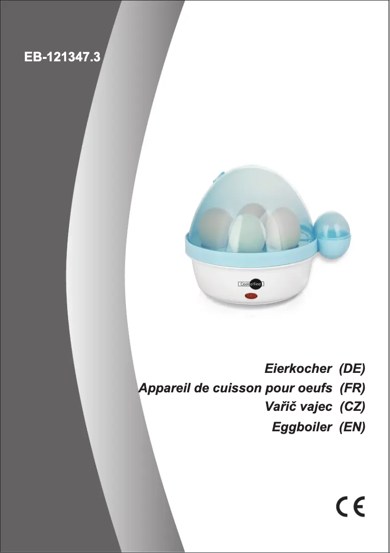 Page 1 de la notice Manuel utilisateur Emerio EB-121347