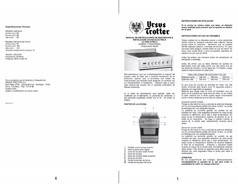 Image de la première page du manuel de l'appareil Pro Vitro 4