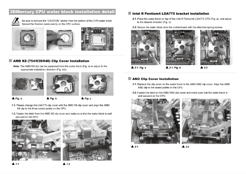 Página 1 del manual Manual de usuario Gigabyte 3D Mercury