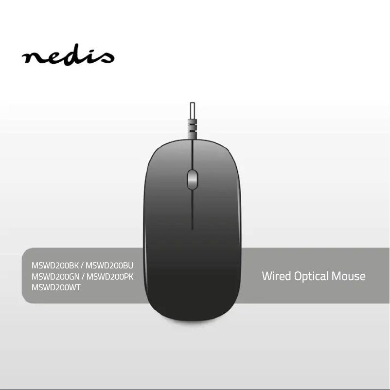 Page n°1 - Manuel utilisateur Nedis MSWD200WT