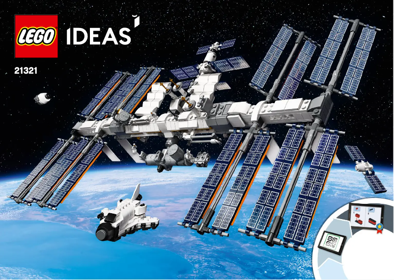 Page 1 de la notice Manuel utilisateur Lego International Space Station 21321