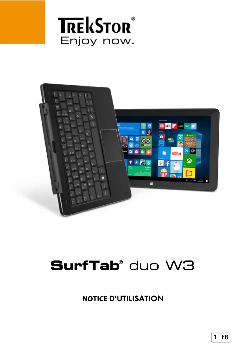 Página 1 del manual Manual de usuario TrekStor SurfTab Duo W3