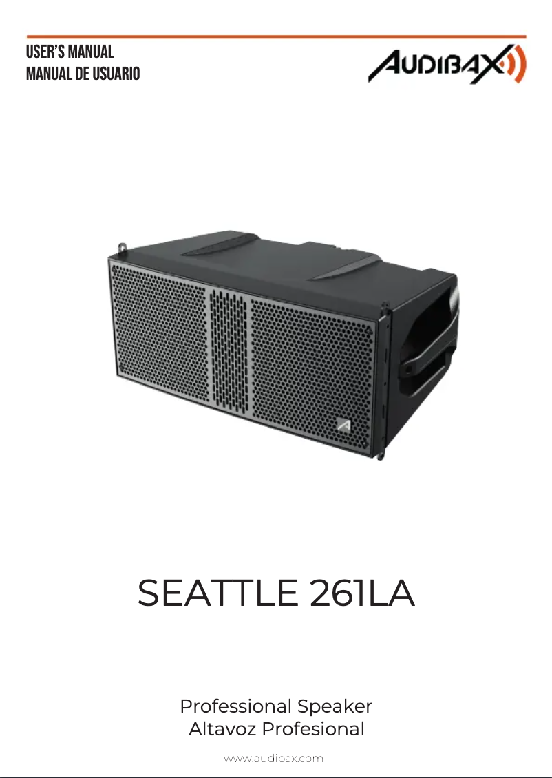 Página 1 del manual Manual de usuario Audibax Seattle 261LA