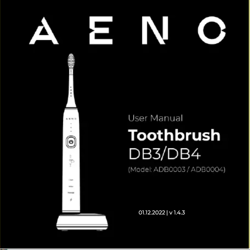 Página 1 del manual Manual de usuario AENO DB3