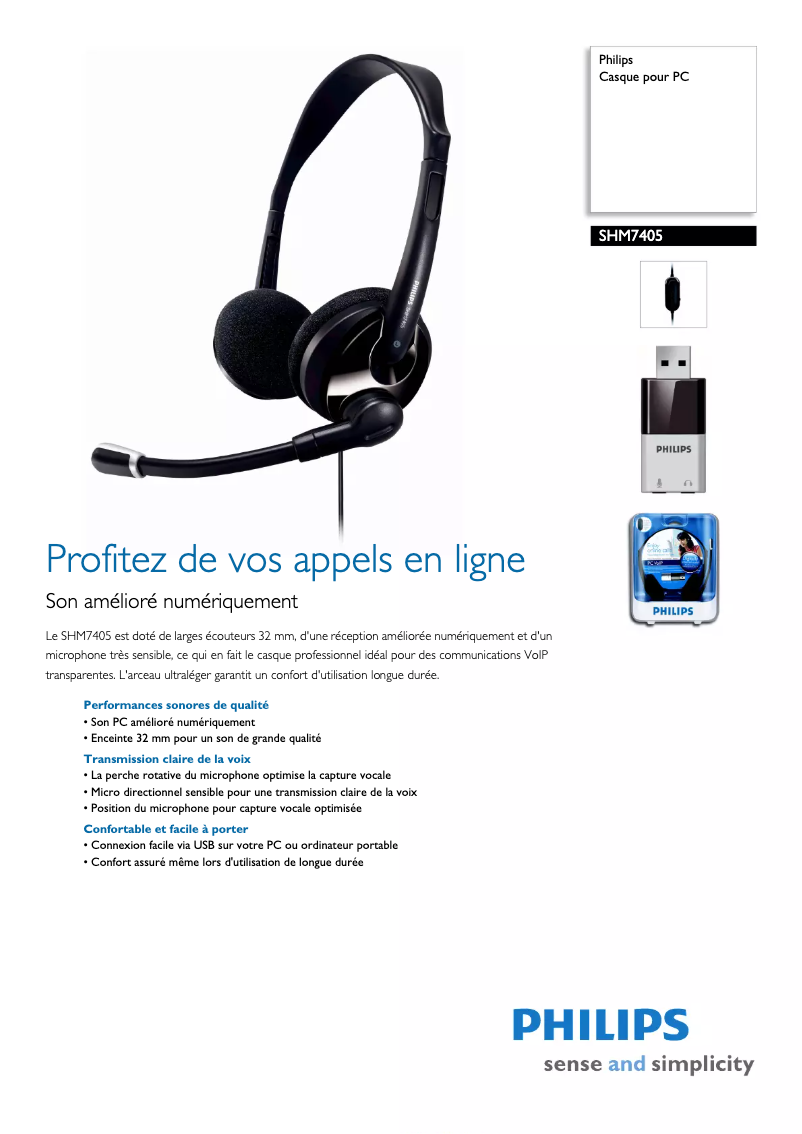 Imagen de la primera página del manual del dispositivo SHM7405