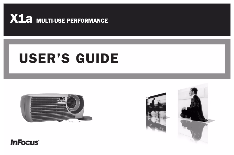 Page 1 de la notice Manuel utilisateur InFocus X1a