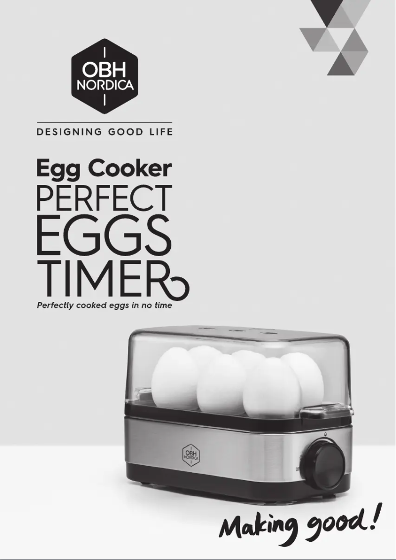 Page 1 de la notice Manuel utilisateur OBH Nordica Easy Eggs