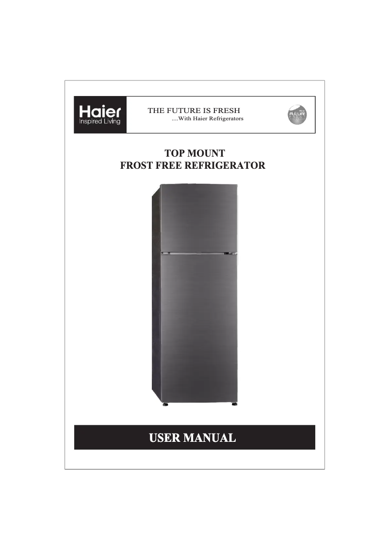 Page n°1 - Manuel utilisateur Haier HRF-278WMSS