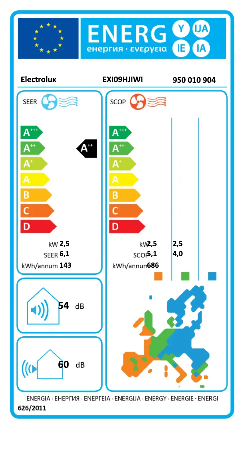 Image de la première page du manuel de l'appareil EXI09HJIWI