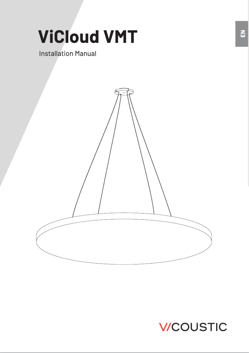 Page n°1 - Manuel utilisateur Vicoustic ViCloud VMT