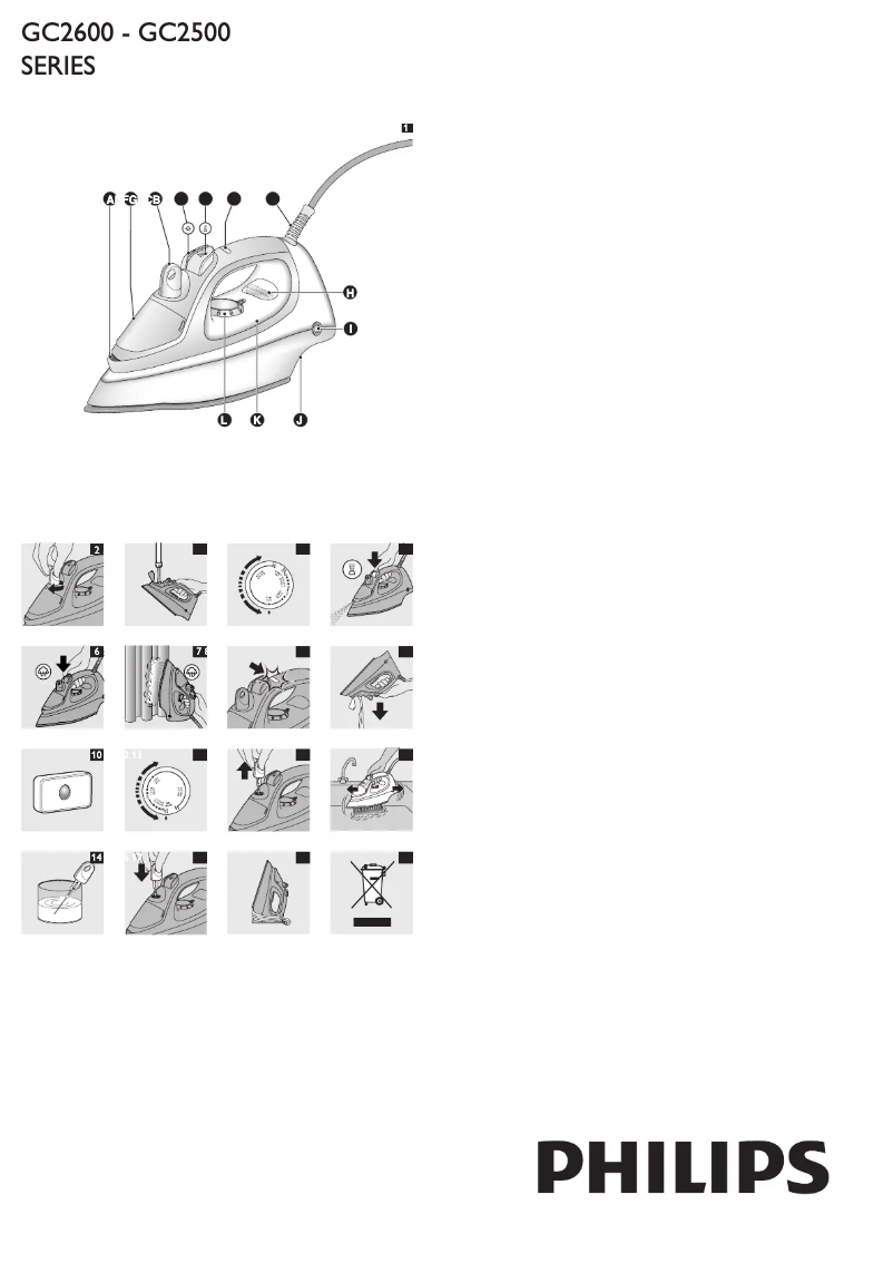 Página 1 del manual Manual de usuario Philips GC2505