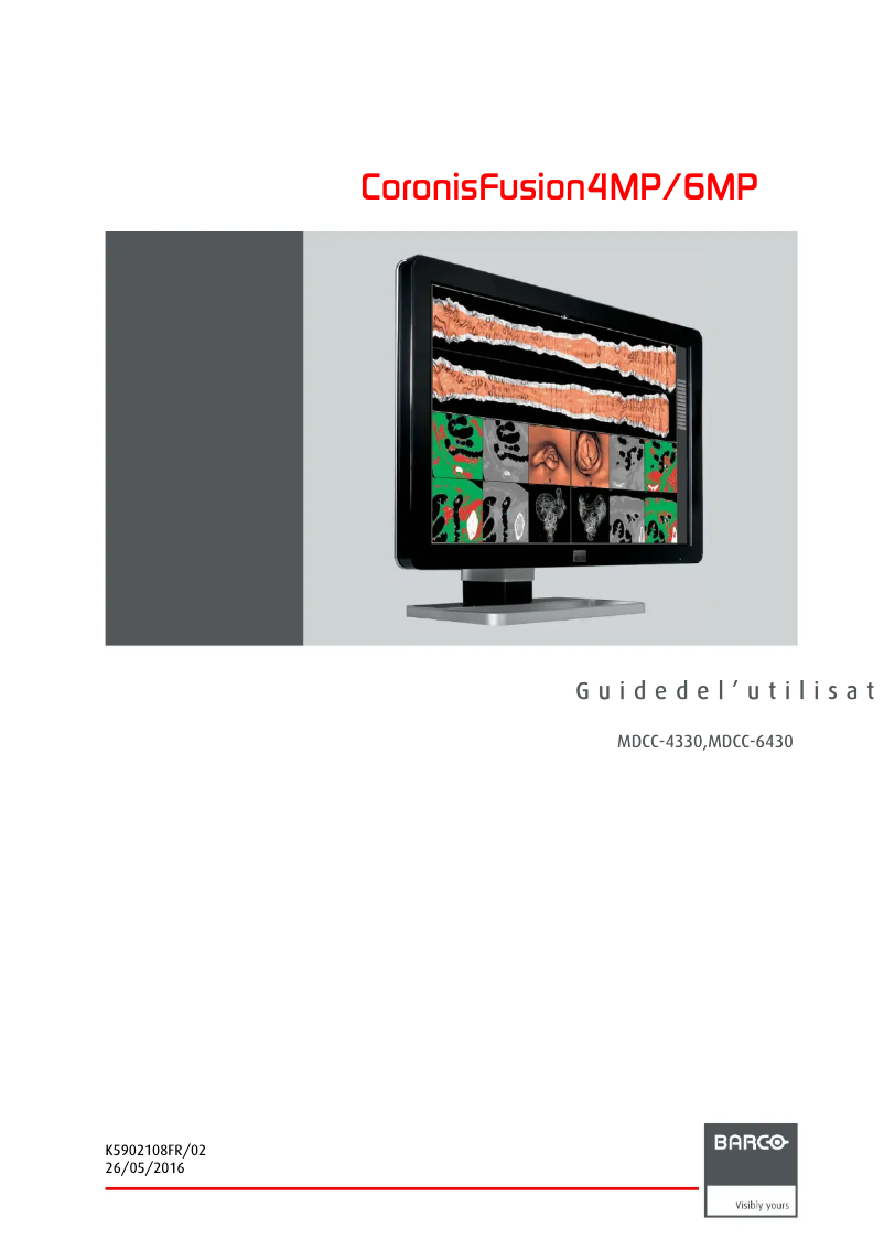 Page n°1 - Manuel utilisateur Barco Coronis Fusion MDCC-6430