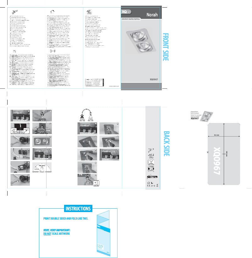 Page 1 de la notice Manuel utilisateur Smartwares 10.050.67