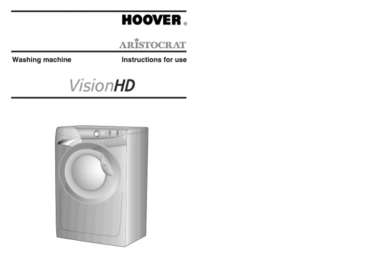 Page n°1 - Manuel utilisateur Hoover VHD 148A/1