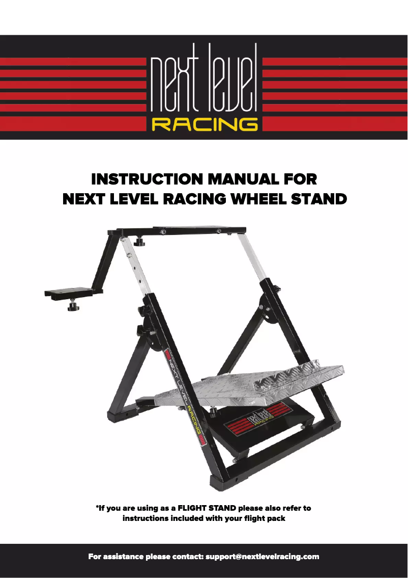 Page n°1 - Guide d'installation Next Level Racing NLR-S002