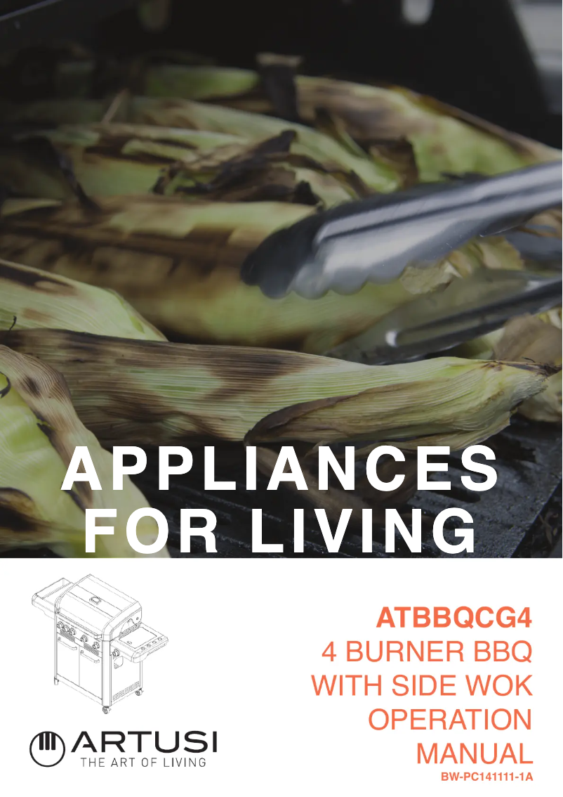 Image de la première page du manuel de l'appareil ATBBQCG4