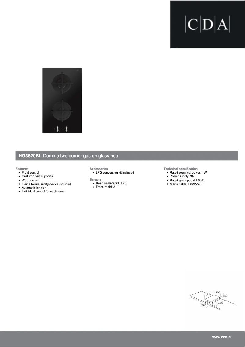 Image de la première page du manuel de l'appareil HG3620BL