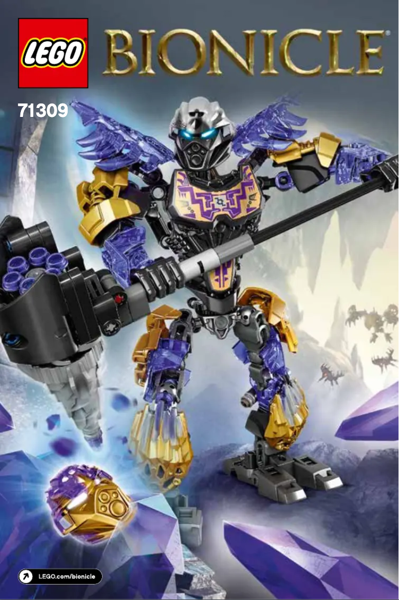 Page n°1 - Manuel utilisateur Lego Bionicle 71309