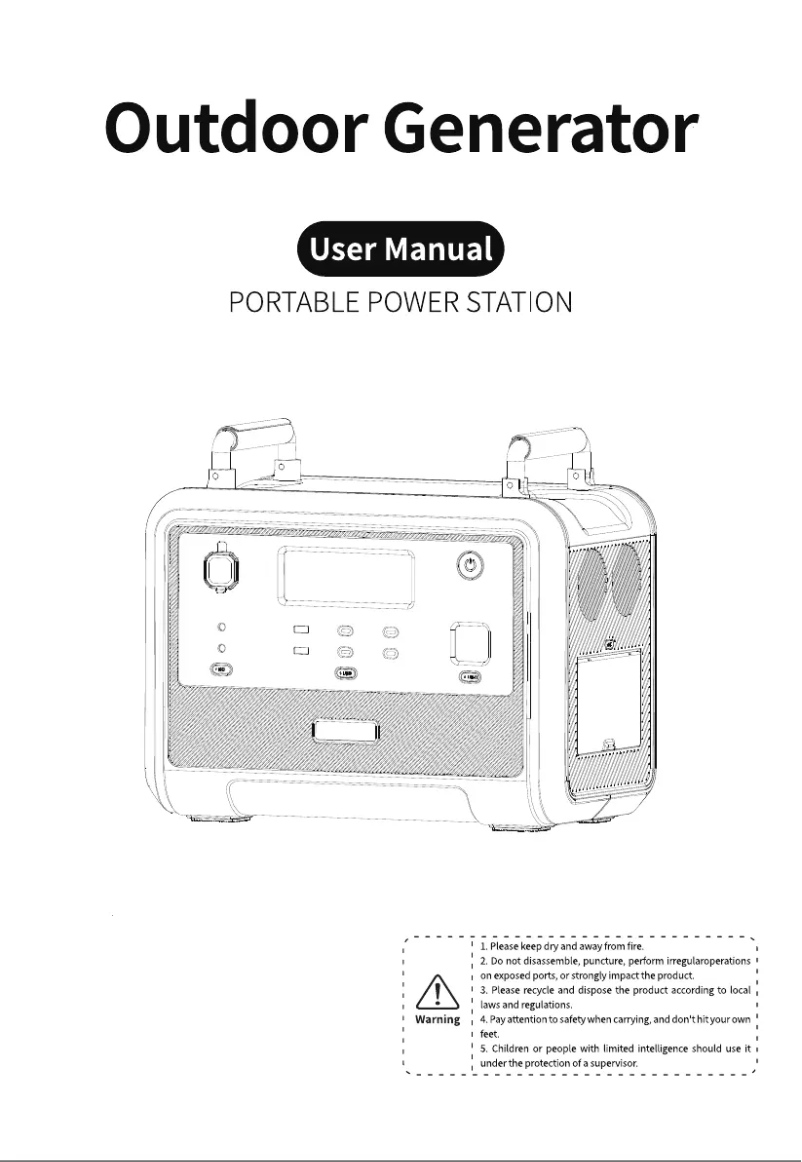 Page 1 of the manual User Manual Oukitel P1201