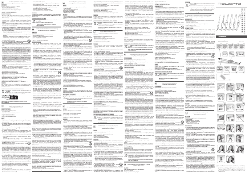 Image de la première page du manuel de l'appareil For Elite CF3112F0